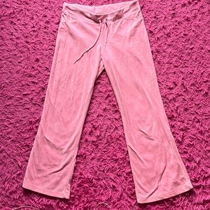 Y2K PINK TRACK PANTS